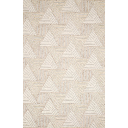 Alexander Home Kanarra Hand-Tufted Geometric Modern Wool Area Rug