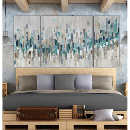 Blue Staccato-A Premium Multi Piece Art available in 3 sizes