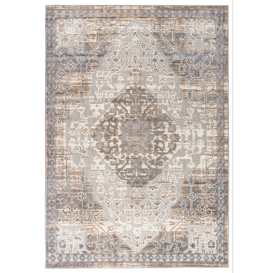 World Rug Gallery Distressed Traditional Indoor/Outdoor Area Rug