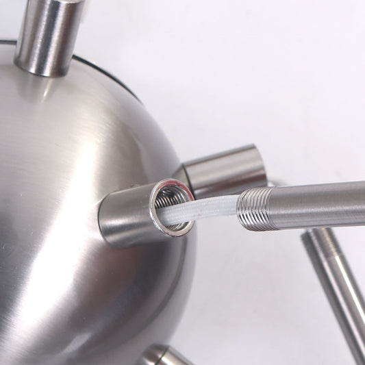 Modern Sputnik Chandelier 10-Light Adjustable Ceiling Light Fixture for Kitchen Dining Room Living Room Bedroom - N/A