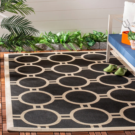 SAFAVIEH Courtyard Nira Indoor/ Outdoor Waterproof Patio Backyard Rug