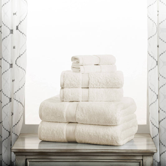 Superior Egyptian Cotton Pile Heavyweight 6-Piece Towel Set