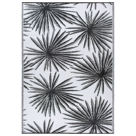 World Rug Gallery Floral Tropical Reversible Recycled Plastic Outdoor Rugs