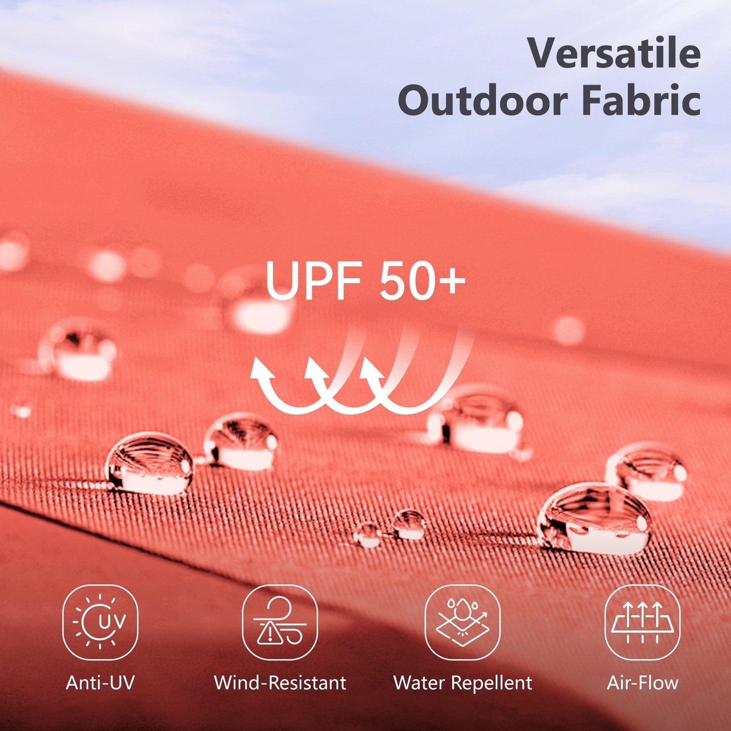 MAISON ARTS 13ft Double -Sided Patio Umbrella Extra Large with Crank