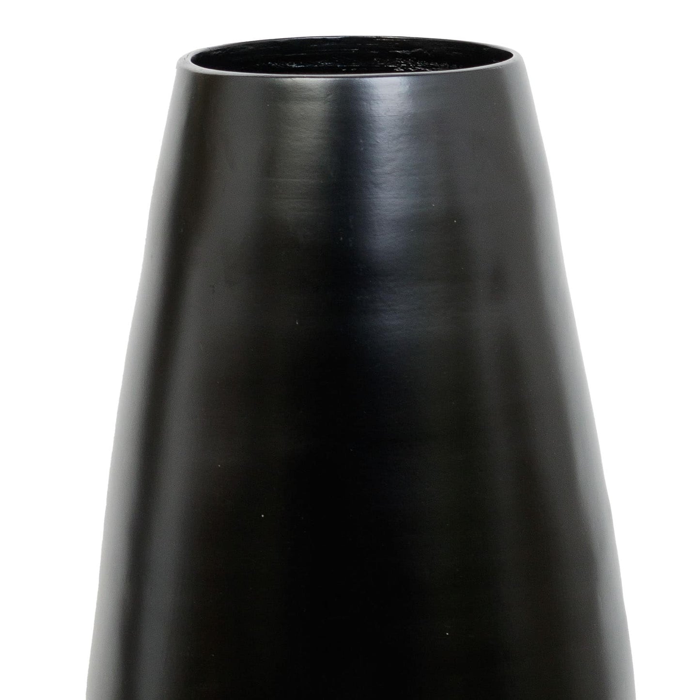 Uniquewise Tall Cylinder Bamboo Floor Vase Decorative Accent for Hotel Lobbies and Spa, Perfect Decor for Living Room or Hallway