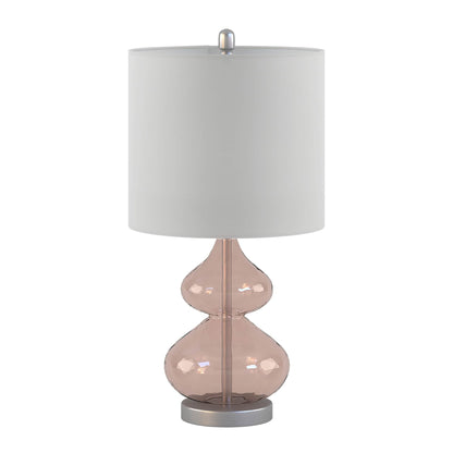 Ellipse Curved Gourd Glass Table Lamp, Set of 2