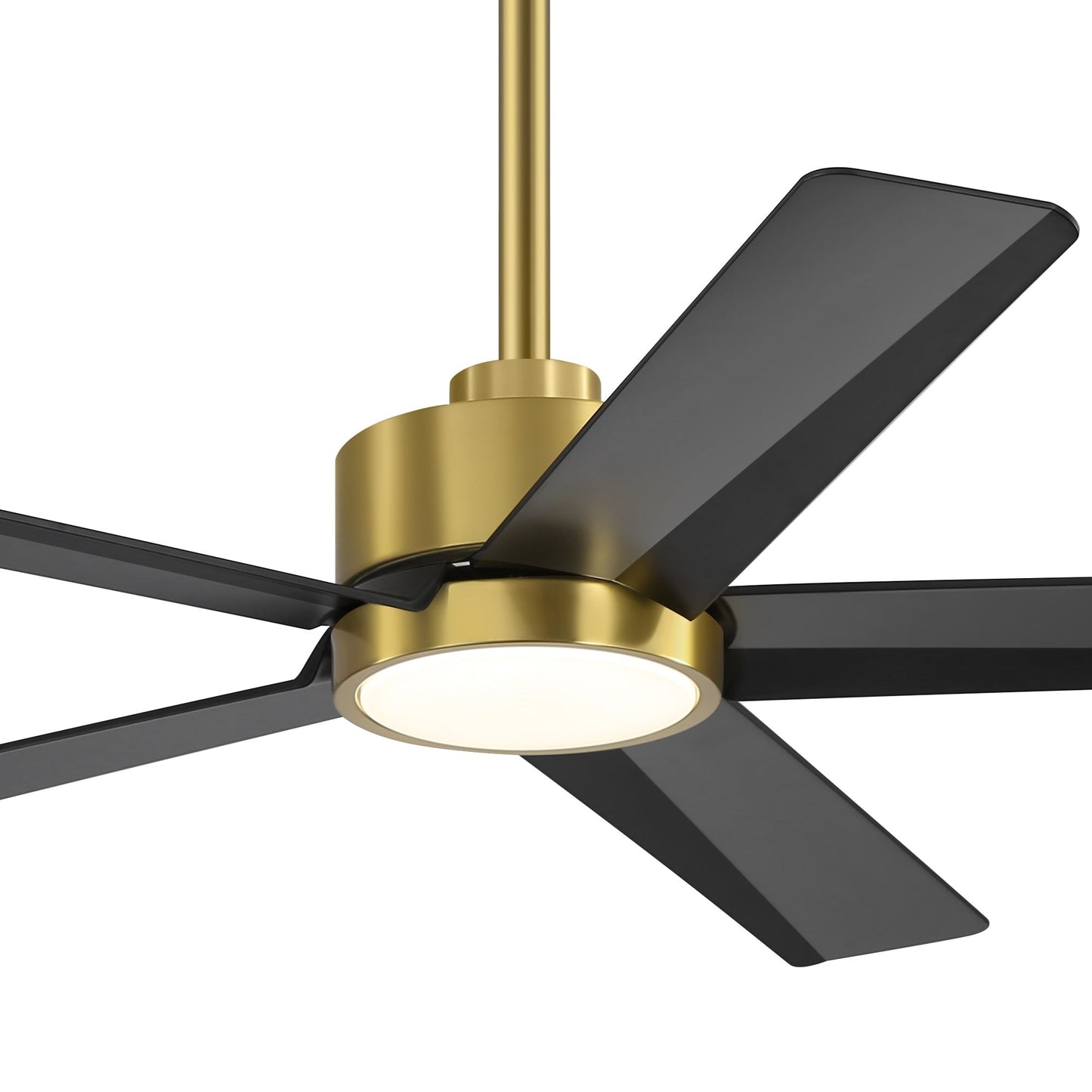 Ventilateur de plafond LED Breezary 65/52/42 à 5 pales avec kit d'éclairage et télécommande