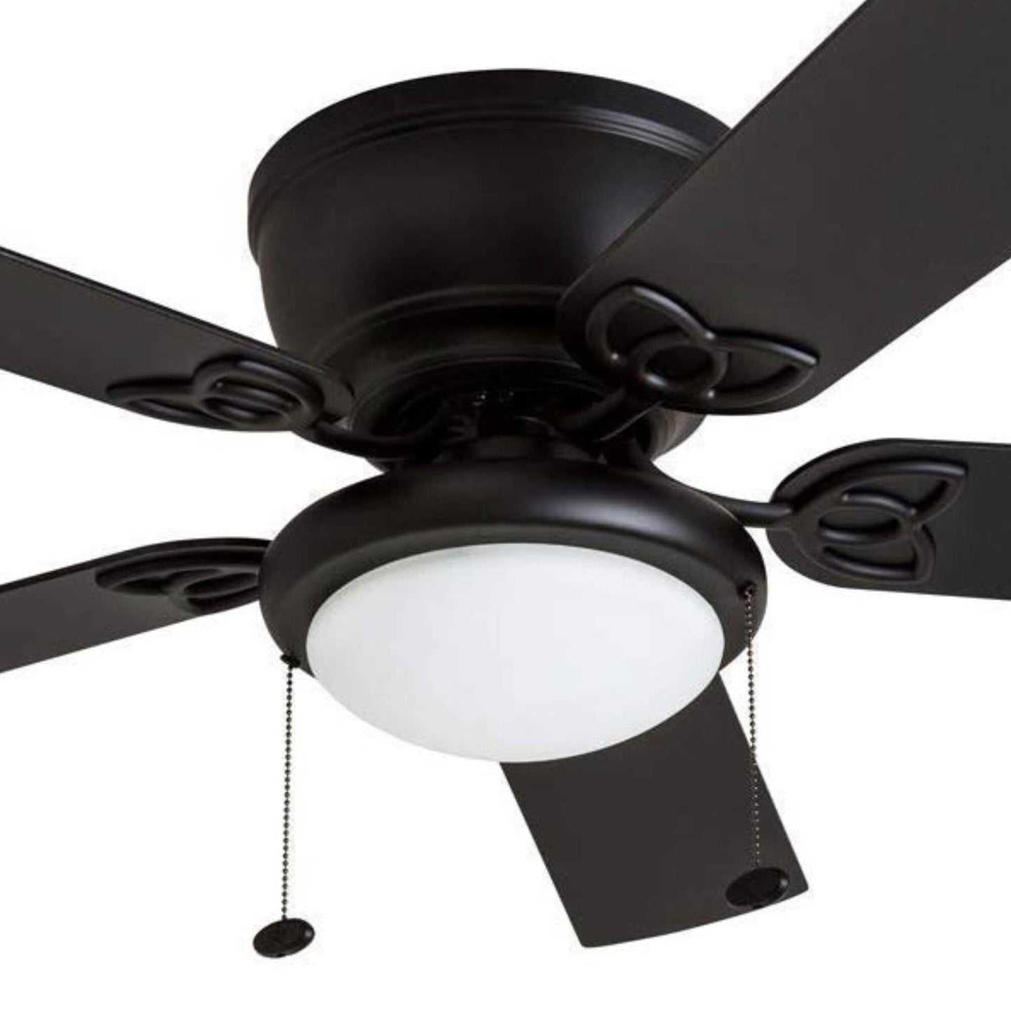 52 Prominence Home Benton Traditional Indoor LED Ceiling Fan with Light, Pull Chains