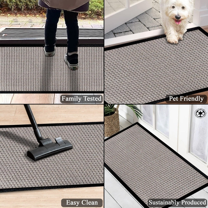 A1HC New Durable and Versatile Polypropylene Rubber Door Mat All Weather Inside Outside Door Mat