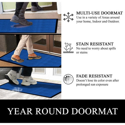 A1HC New Durable and Versatile Polypropylene Rubber Door Mat All Weather Inside Outside Door Mat
