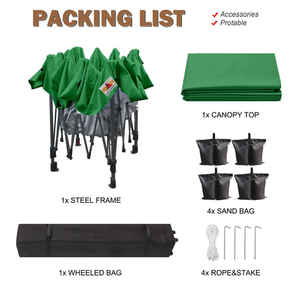 ABCCANOPY Tente à baldaquin facile à monter et durable Tente à baldaquin d'extérieur