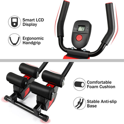 Appareil abdominal pliable pour exercices abdominaux à domicile