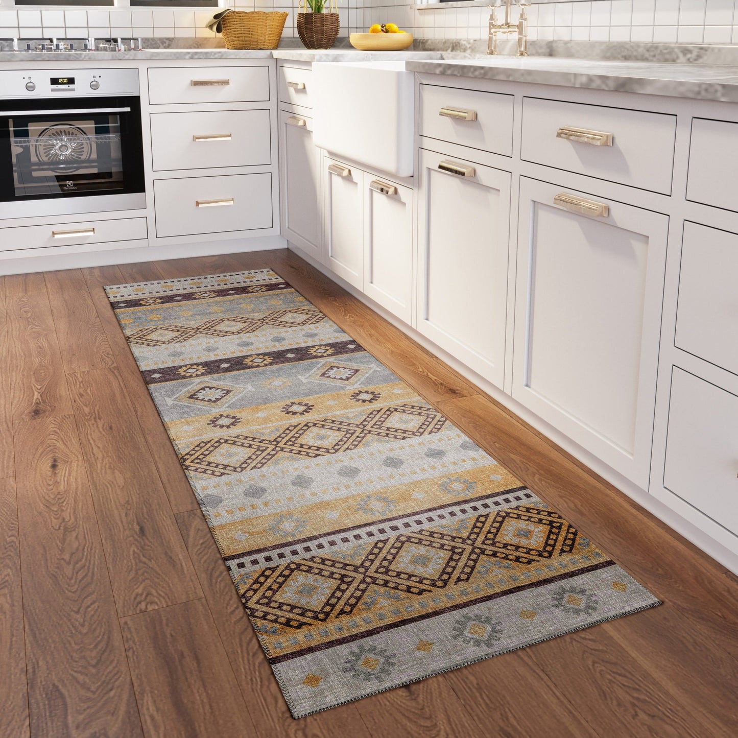 Addison Indoor/ Outdoor Yuma Southwest Boho Washable Rug