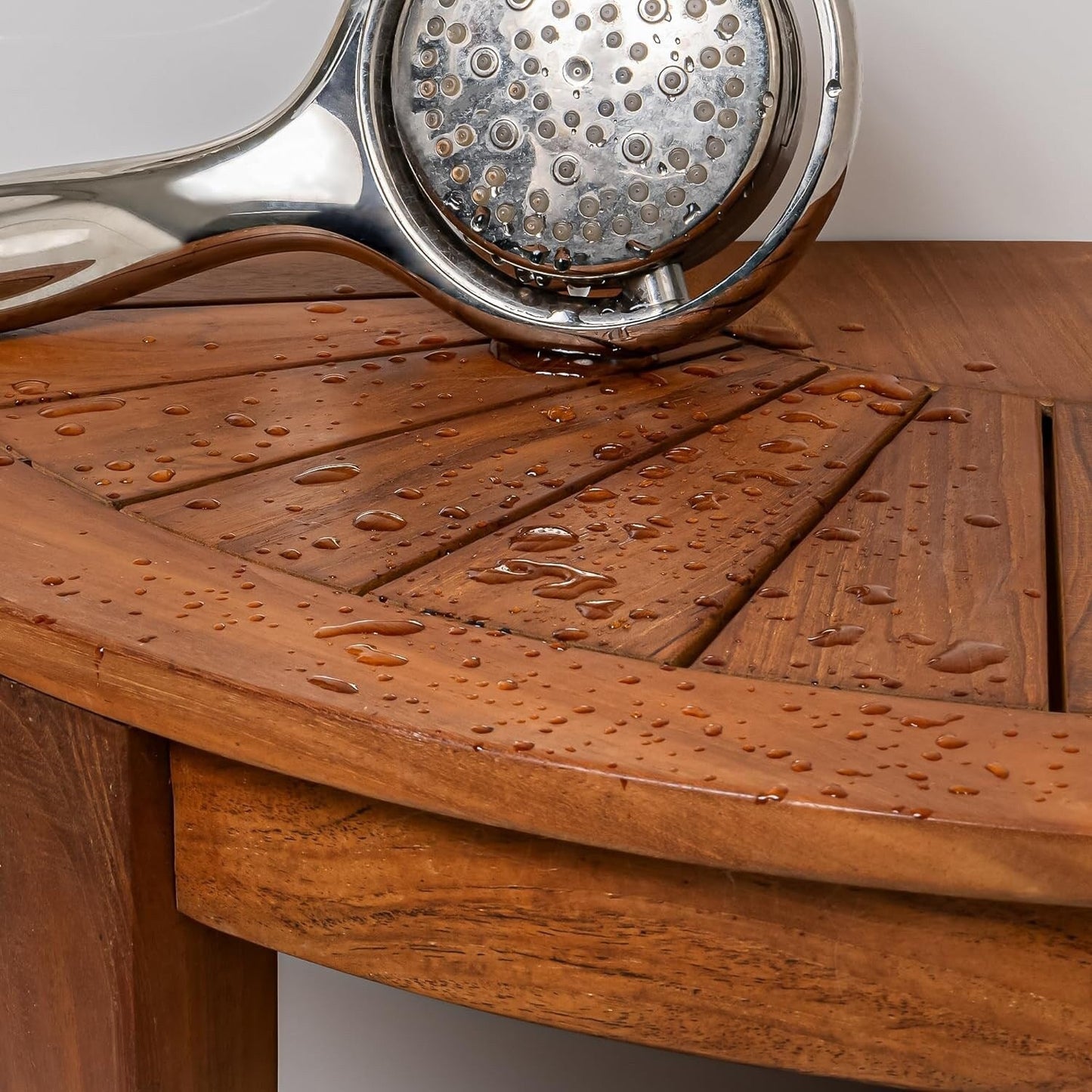 Table/banc de douche en teck indonésien Aurora Home