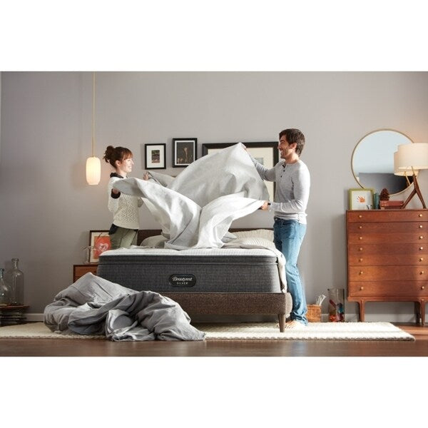 Matelas à plateau-coussin moyen Beautyrest Silver BRS900-C de 16 pouces