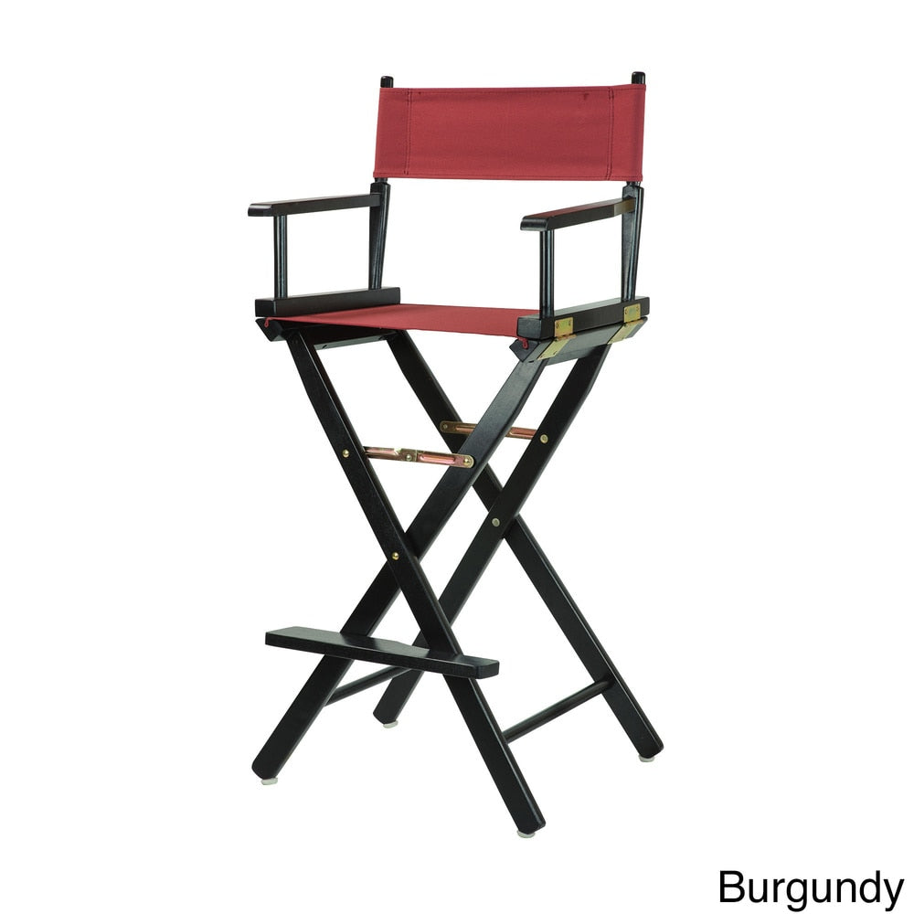 Black Frame 30-inch Director's Chair