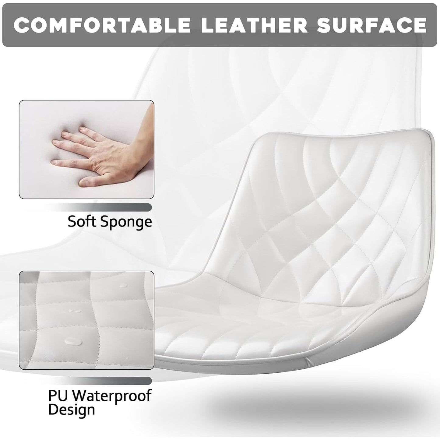 Bossin Adjustable Swivel Bar Stools with Backs – Counter Height