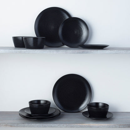 Service de table Noritake Colorscapes Swirl 12 pièces, coupe, service pour 4 personnes