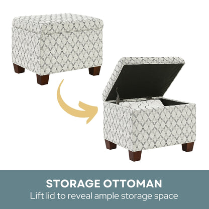 Convenience Concepts Madison Storage Ottoman