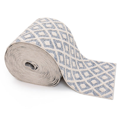 Tapis d'escalier moderne Harlow Trellis sur mesure