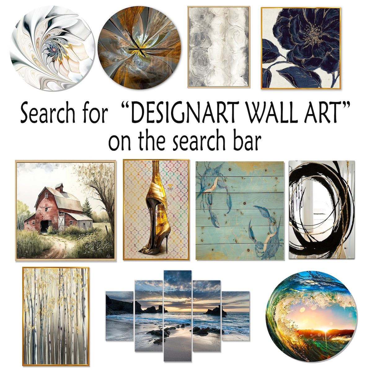 Designart Blue And White Coastal Wave S Edge Coastal Minimalism Blue Wall Decor Coastal Living Room Framed Canvas Art