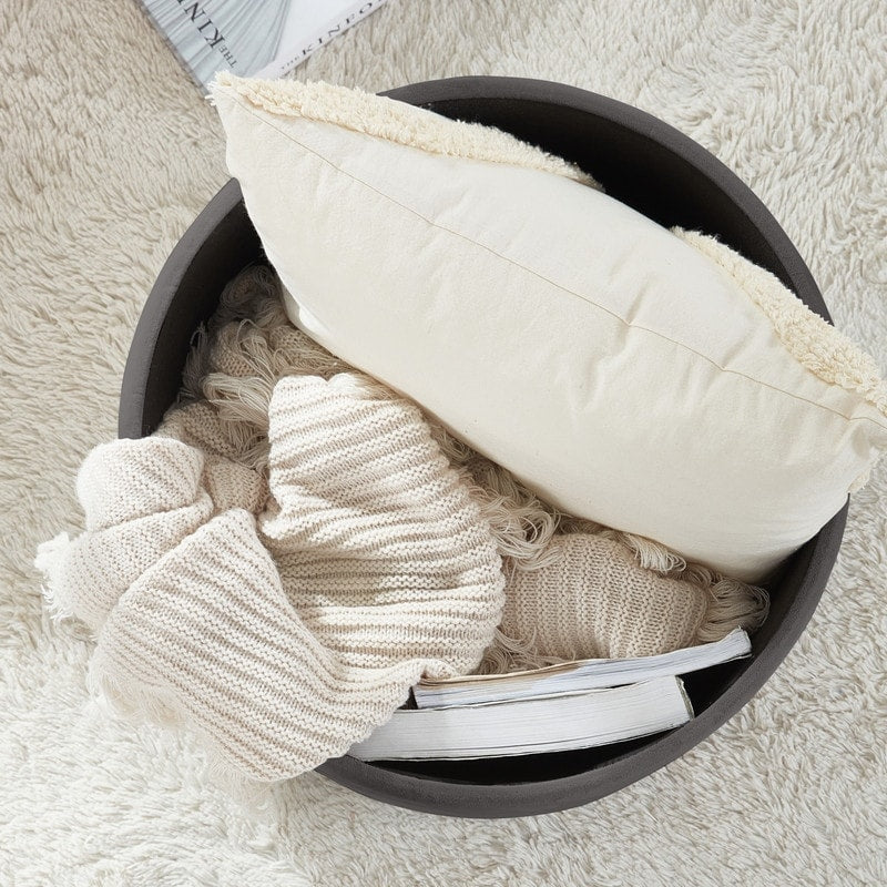 Donovan Tufted Round Storage Ottoman