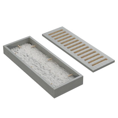 Dual-Compartment Cat Litter Box Enclosure Multi-Functional Furniture