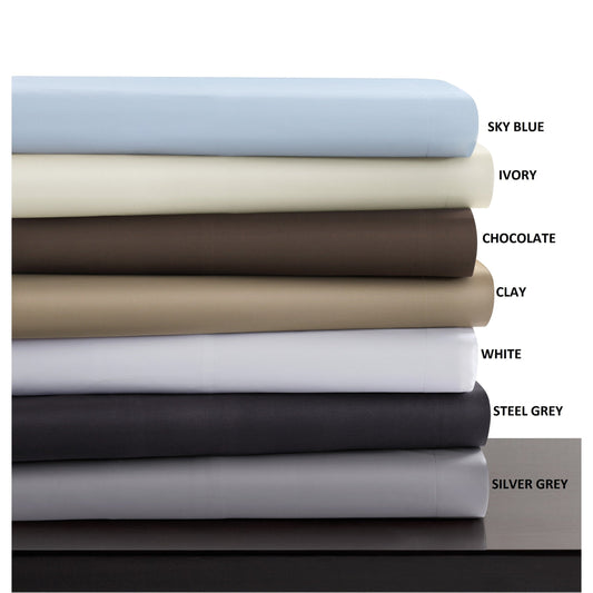 Egyptian Cotton Sateen 600 Thread Count Oversized Duvet Cover Set