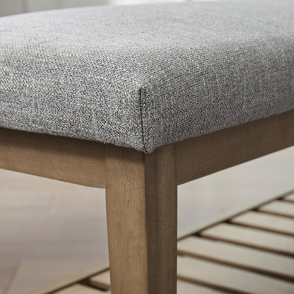 Banc à chaussures d'entrée Banc de rangement Banc rembourré