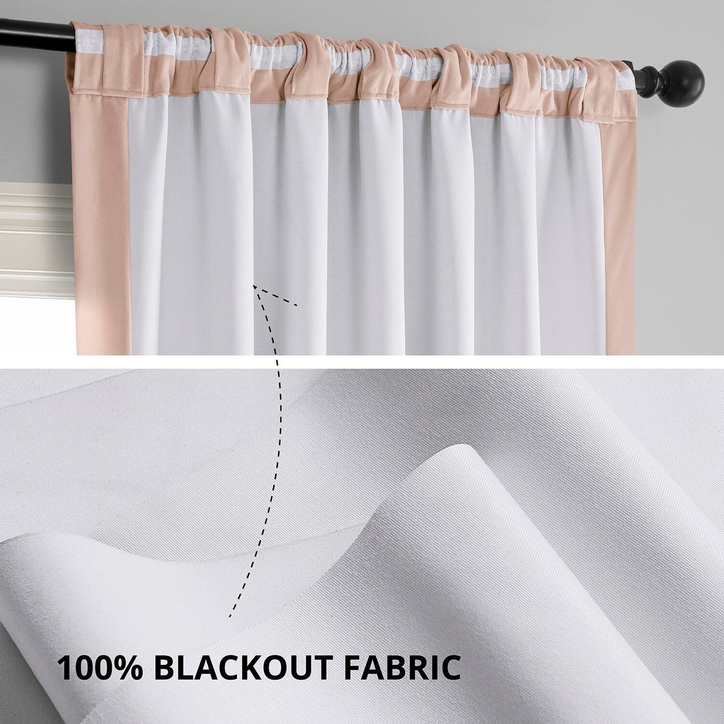 Exclusive Fabrics Signature Blackout Velvet Curtain (1 Panel)