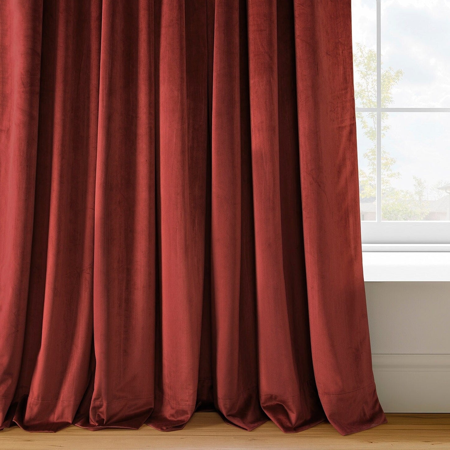 Exclusive Fabrics Signature Blackout Velvet Curtain (1 Panel)