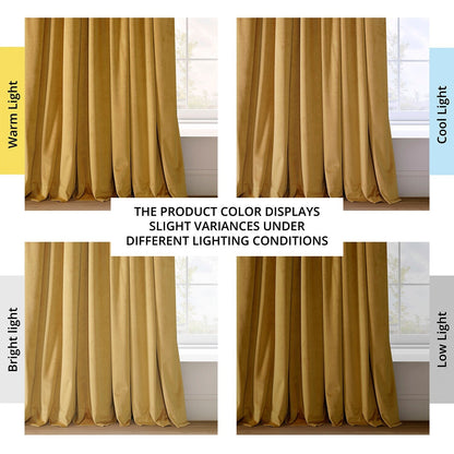 Exclusive Fabrics Signature Blackout Velvet Curtain (1 Panel)
