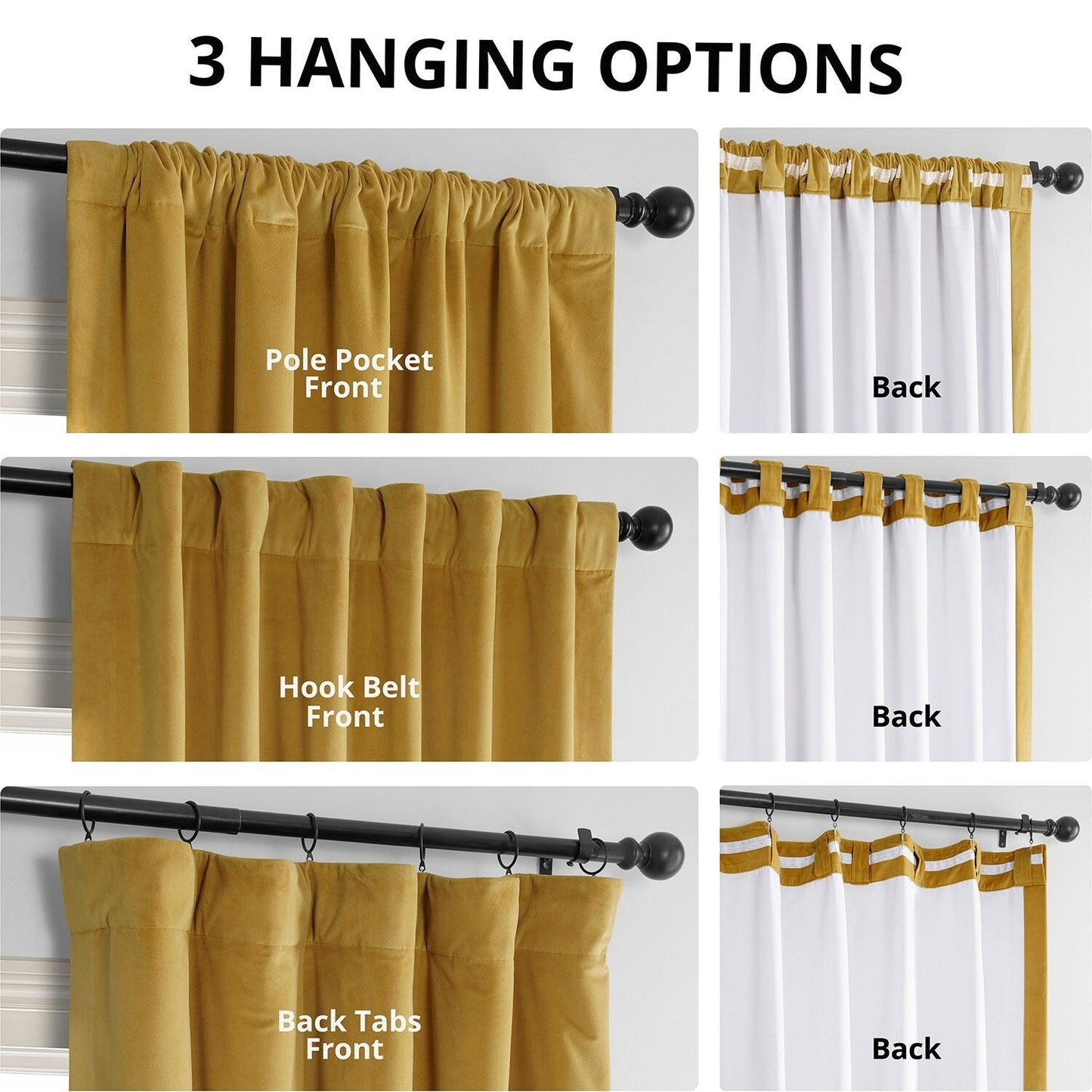 Exclusive Fabrics Signature Blackout Velvet Curtain (1 Panel)