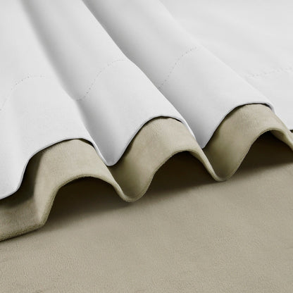 Exclusive Fabrics Signature Extra Wide Blackout Velvet Curtains (1 Panel) - Luxurious Blackout Drapes