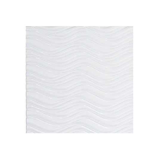 FASÄDE Current Horizontal 4-foot x 8-foot PVC Wall Panel in Gloss White
