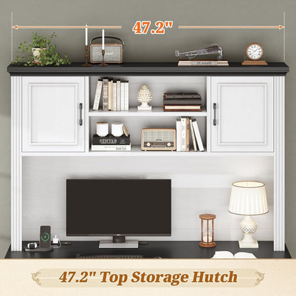 Bureau de direction de ferme Bureau à domicile Tiroir de classement Support d'écran Prise de courant