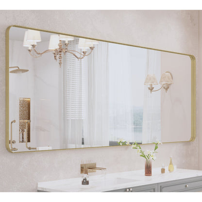Framed Wall Mounted Bathroom Vanity Mirror