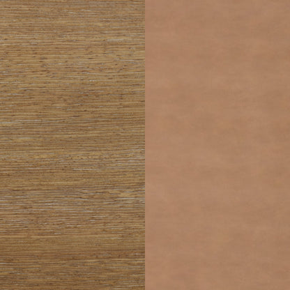 Tabouret de bar moderne Gracie, chaise rembourrée en boucle et pieds en bois brossé