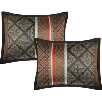 Nanshing Jensen 7 Piece Jacquard Geometric Comforter Set