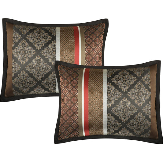 Nanshing Jensen 7 Piece Jacquard Geometric Comforter Set