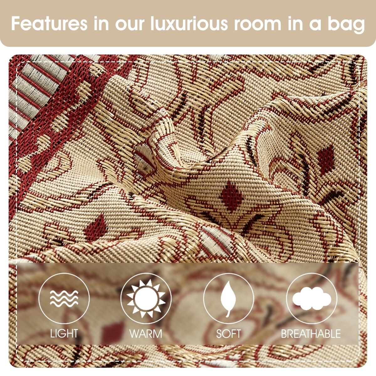 Nanshing Prince 7 Piece Elegant Medallion Comforter Set