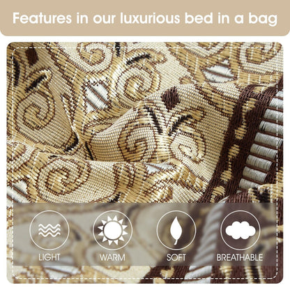 Nanshing Prince 7 Piece Elegant Medallion Comforter Set