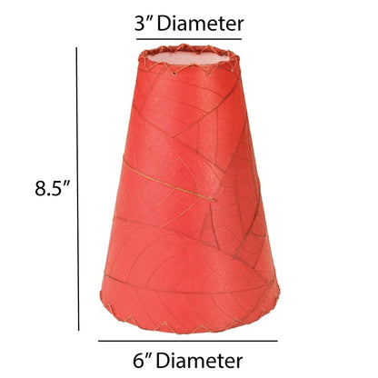 Eangee Handmade Gecko Wall Lamp Combo, Cocoa Leaves Shade, 16 x 7 x 24 in. - 16 x 7 x 24