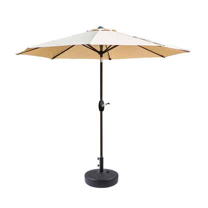 Parasol de patio Holme de 9 pieds et support de base