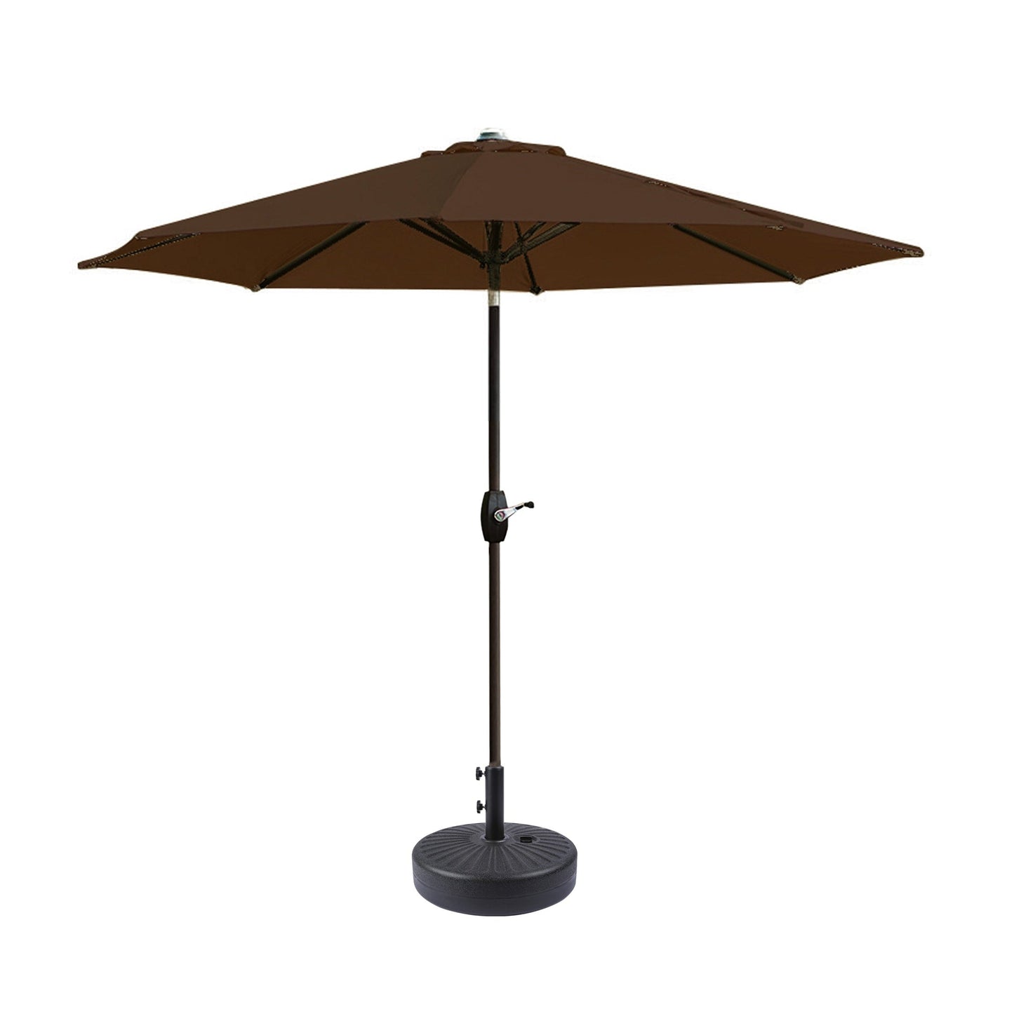Parasol de patio Holme de 9 pieds et support de base