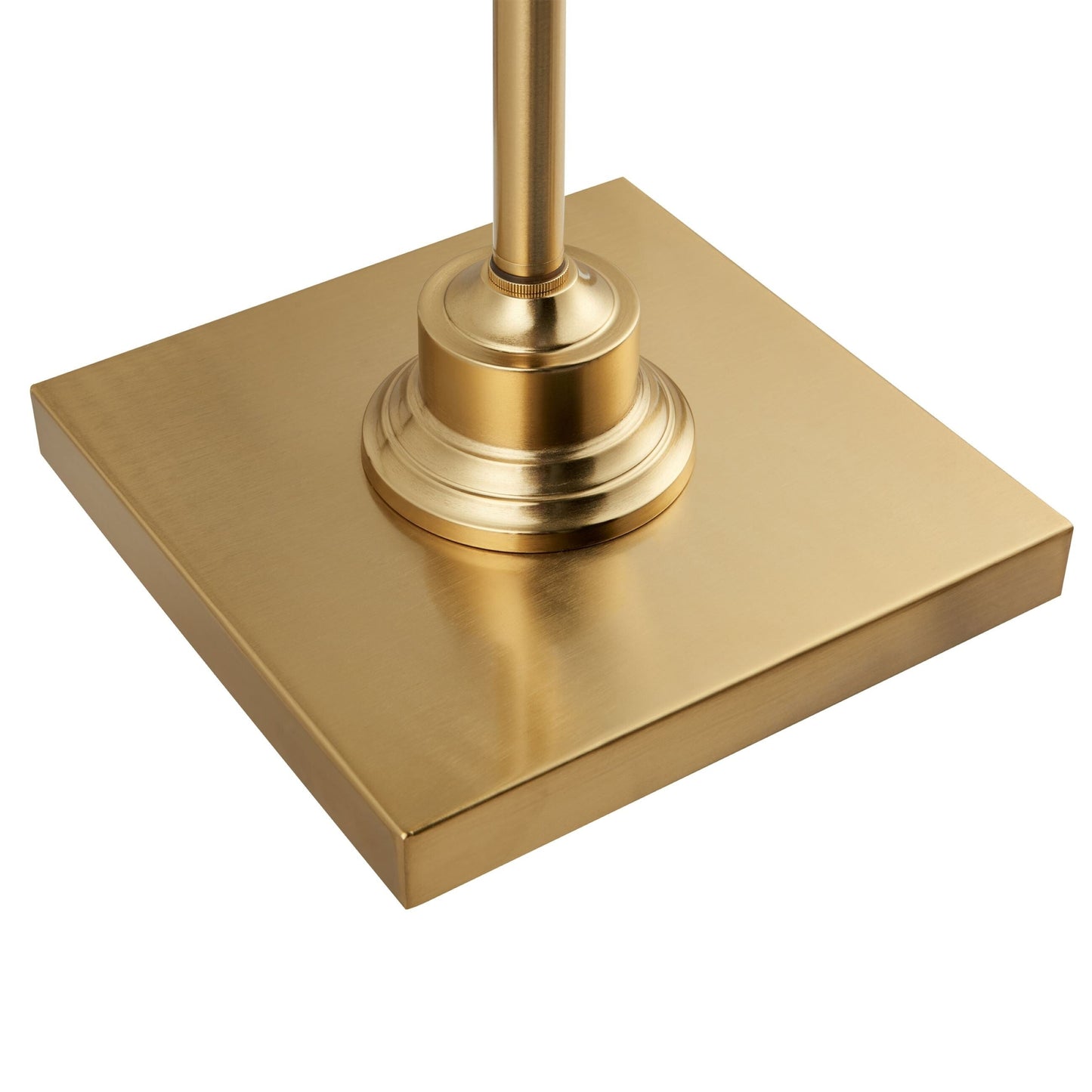 KAWOTI 60.5'' 2-Light Floor Lamp with Empire Fabric Shade