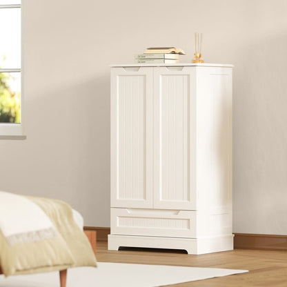 Armoire de rangement pour cuisine, armoire de rangement pour salle de bain indépendante avec 2 portes et tiroirs