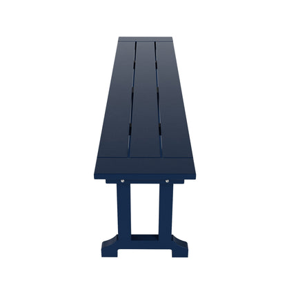 Banc de terrasse extérieur Polytrends Laguna en PEHD toutes saisons 65