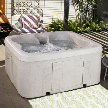 Spa Lifesmart LS100 4 personnes 13 jets 110 V Plug and Play avec éclairage LED sous-marin