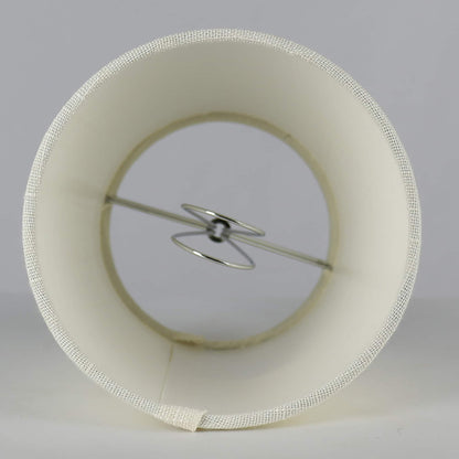 MERIVILLE Linen Clip On Chandelier Lamp Shades, 4-inch by 5-inch by 5-inch